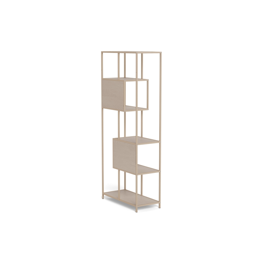 Polica za knjige SARON 77x185 cm siva