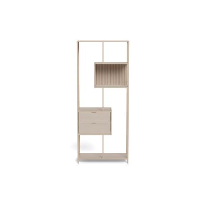 Polica za knjige SARON 77x185 cm siva