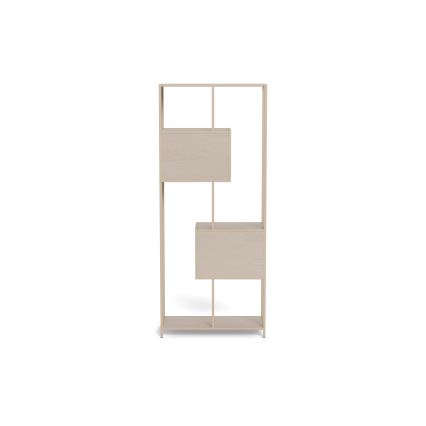 Polica za knjige SARON 77x185 cm siva