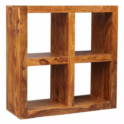 Police za knjige GANI 90x90 cm masivni/palisander