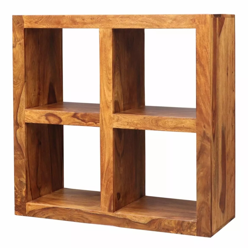 Police za knjige GANI 90x90 cm masivni/palisander