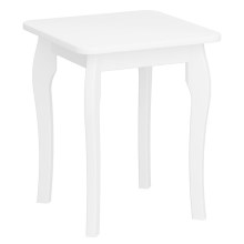 Pomoćni stolić BAROQUE 45,6x39 cm bijela