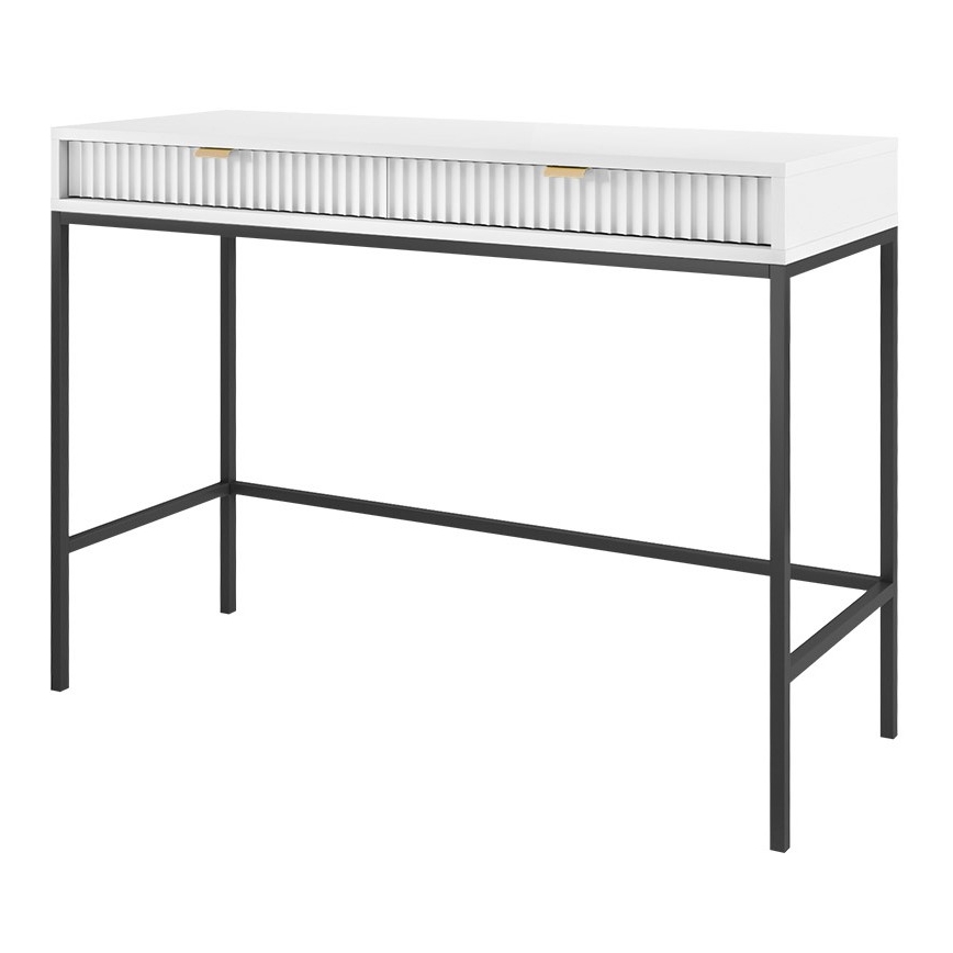 Pomoćni stolić NOVA 77x104 cm bijela/crna