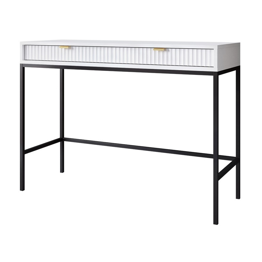 Pomoćni stolić NOVA 77x104 cm bijela/crna