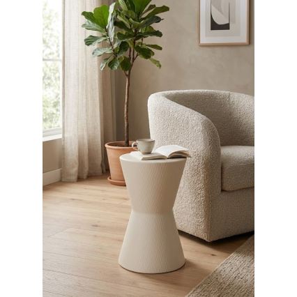 Pomoćni stolić PETIT, promjer 29 cm, bijeli