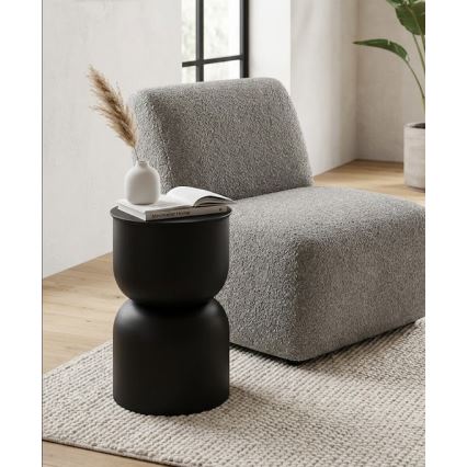 Pomoćni stolić PETIT, promjer 31 cm, crne boje