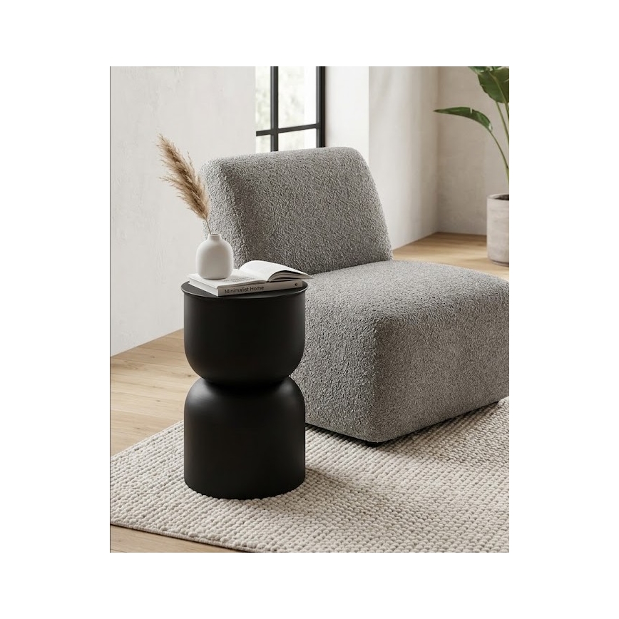 Pomoćni stolić PETIT, promjer 31 cm, crne boje