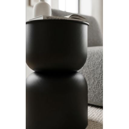Pomoćni stolić PETIT, promjer 31 cm, crne boje