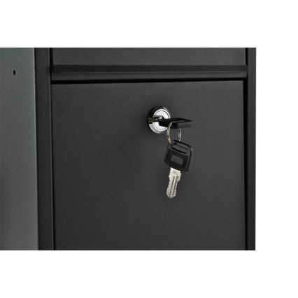 Poštanski sandučić 21,7x32 cm crne boje