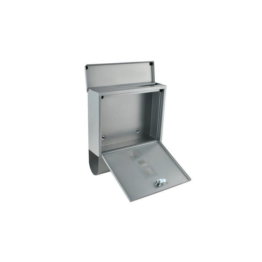 Poštanski sandučić 34x30,7 cm, srebrne boje