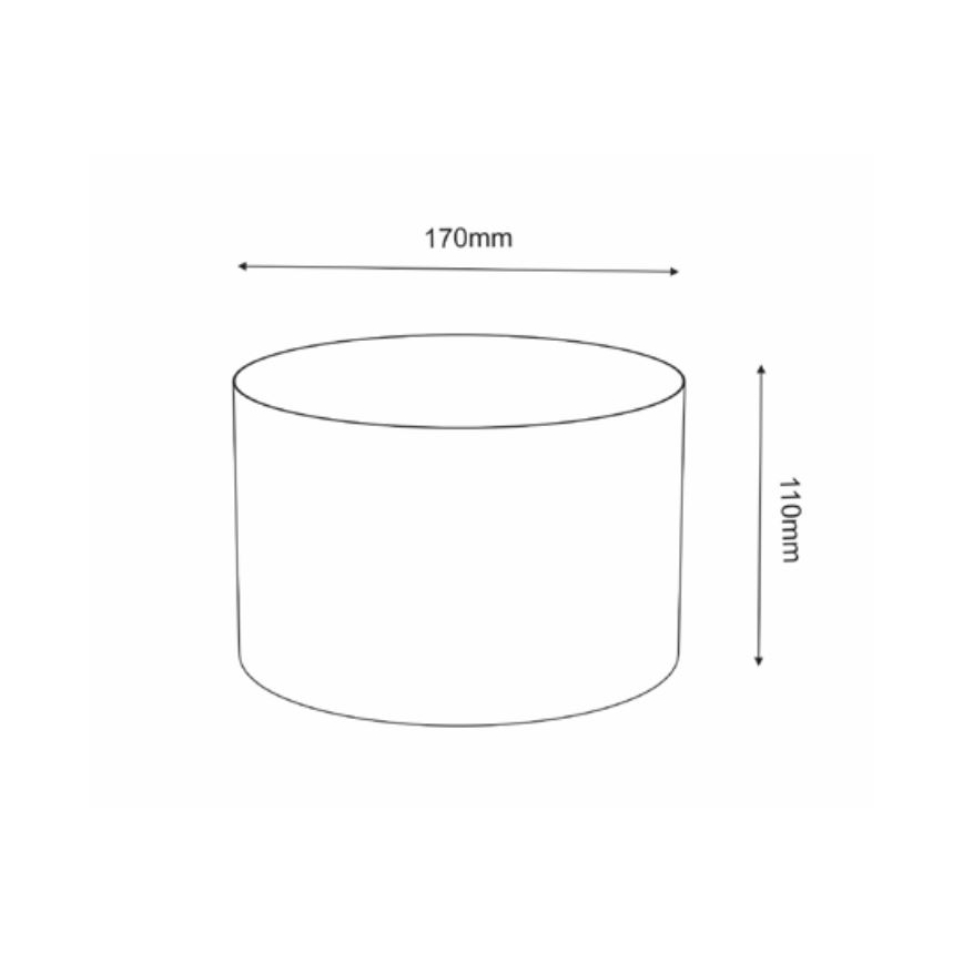 Posuda za cvijeće 11x17 cm zlatna