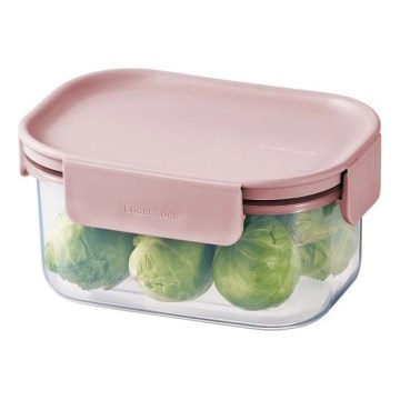 Posuda za hranu CLASSIC PLUS 385 ml, ružičasta/prozirna