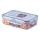 Posuda za hranu LOCK 0,5 l plava/prozirna