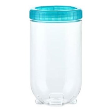 Posuda za namirnice INTERLOCK 0,5 l tirkizna/prozirna