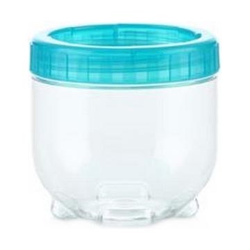 Posuda za namirnice INTERLOCK 0,5 l tirkizna/prozirna