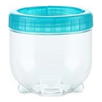 Posuda za namirnice INTERLOCK 0,5 l tirkizna/prozirna
