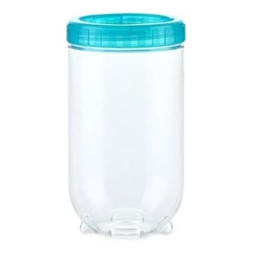 Posuda za namirnice INTERLOCK 1 l tirkizna/prozirna