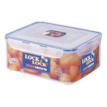 Posuda za namirnice LOCK 5,5 l plava/prozirna