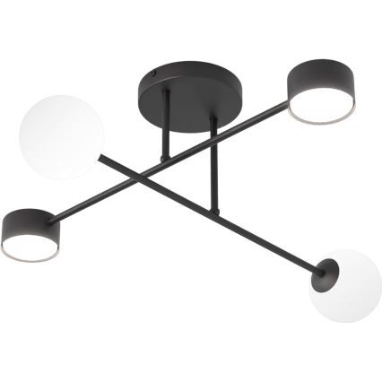 Površinski montirana stropna svjetiljka HOLON 2xG9/8W/230V + 2xGX53/12W crna