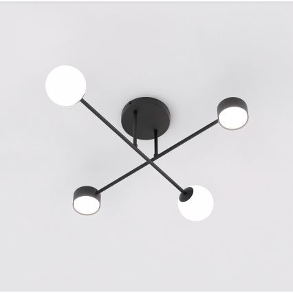 Površinski montirana stropna svjetiljka HOLON 2xG9/8W/230V + 2xGX53/12W crna