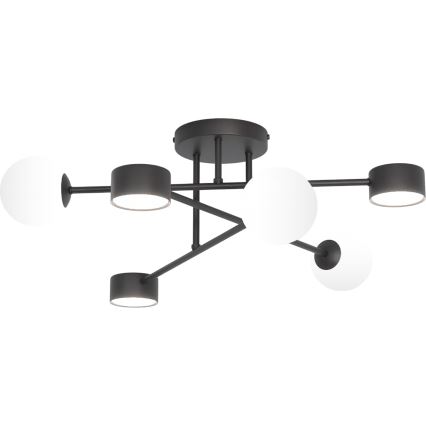 Površinski montirana stropna svjetiljka HOLON 3xG9/8W/230V + 3xGX53/12W crna