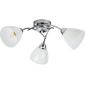 Površinski montirani stropni luster CLARA 3xE27/15W/230V, sjajni krom