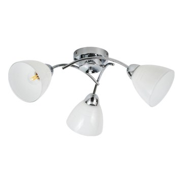 Površinski montirani stropni luster CLARA 3xE27/15W/230V, sjajni krom