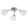 Površinski montirani stropni luster CLARA 3xE27/15W/230V, sjajni krom