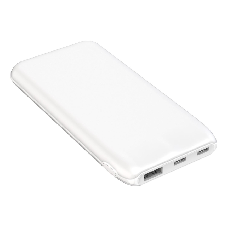 Power Bank 10000 mAh 10W Power Delivery 2xUSB-C + 1xUSB-A bijela