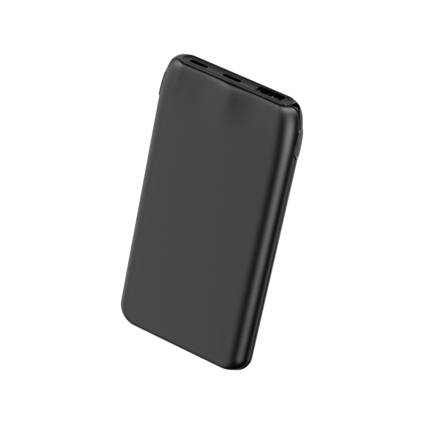 Power Bank 10000 mAh 10W Power Delivery 2xUSB-C + 1xUSB-A crna