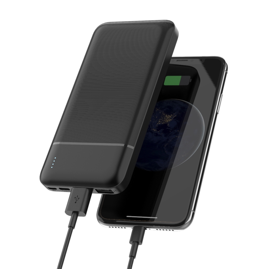 Power Bank 10000 mAh 5V crna