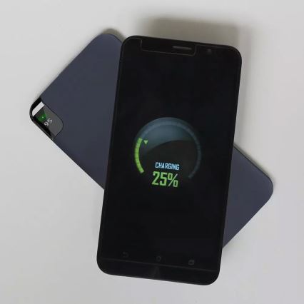 Power Bank 8000mAh/3,7V s bežičnim punjenjem i dok stanicom plava