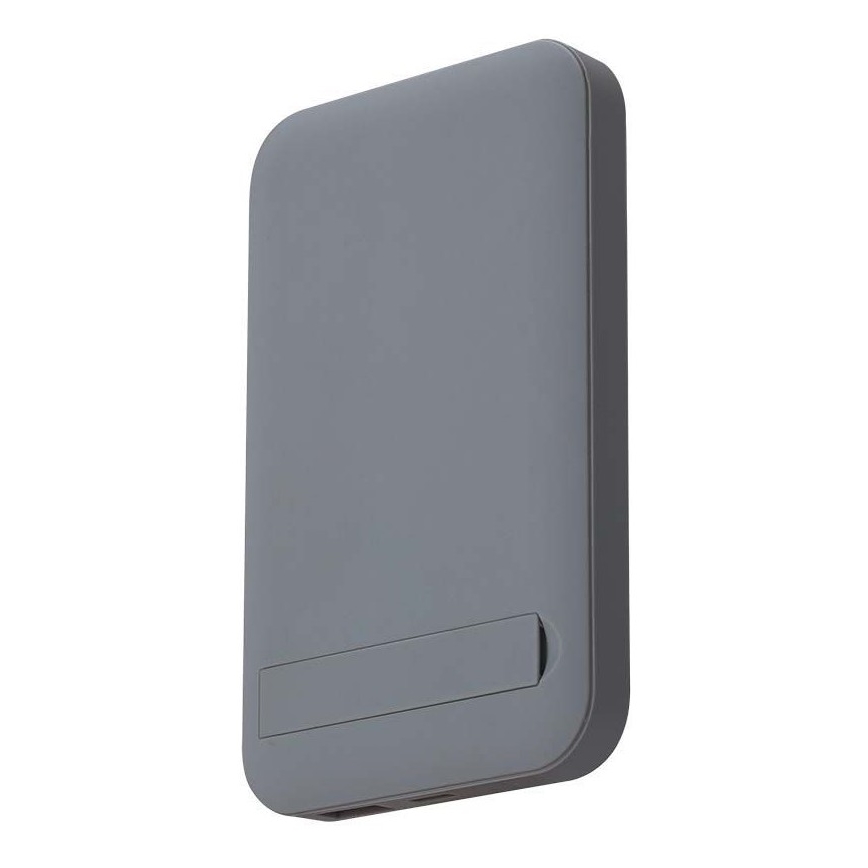 Power Bank magnetni s bežičnim punjenjem Power Delivery 10 000mAh/20W/3,7V siva
