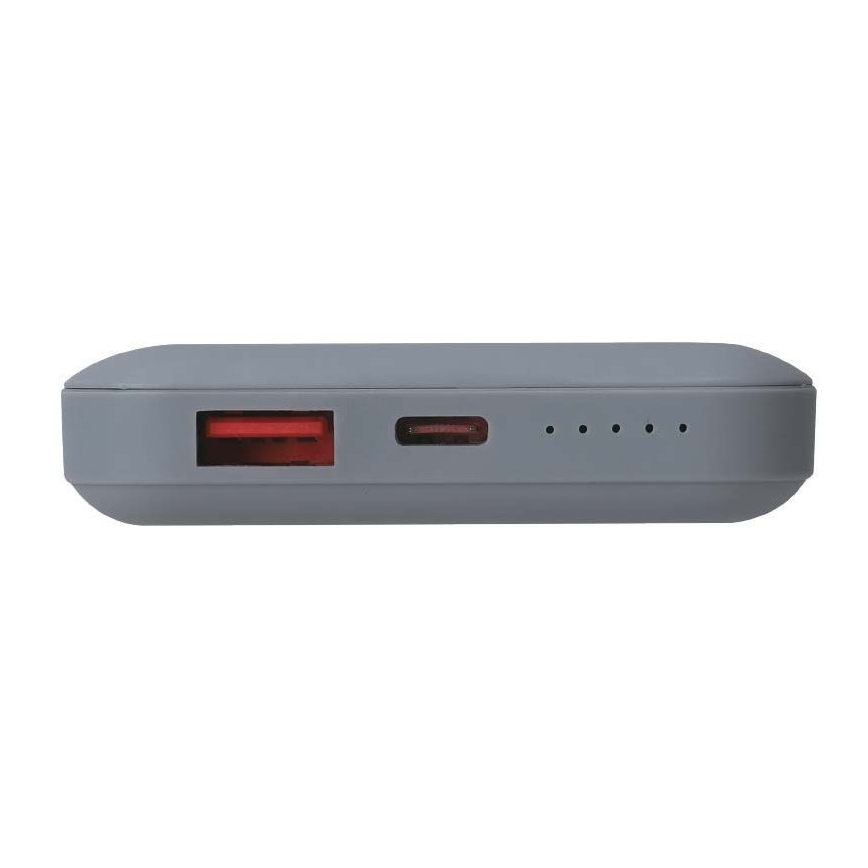 Power Bank magnetni s bežičnim punjenjem Power Delivery 10 000mAh/20W/3,7V siva