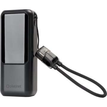 Power bank s LED zaslonom Power Delivery 10000 mAh 3,7 V crna