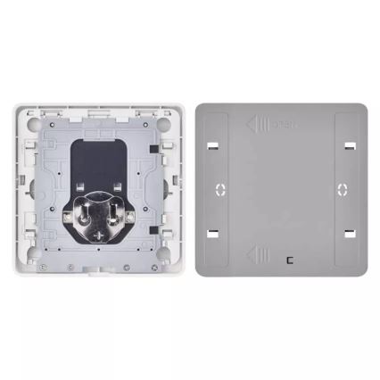 Prekidač s 2 tipke GoSmart 1xCR2430 Tuya bijela