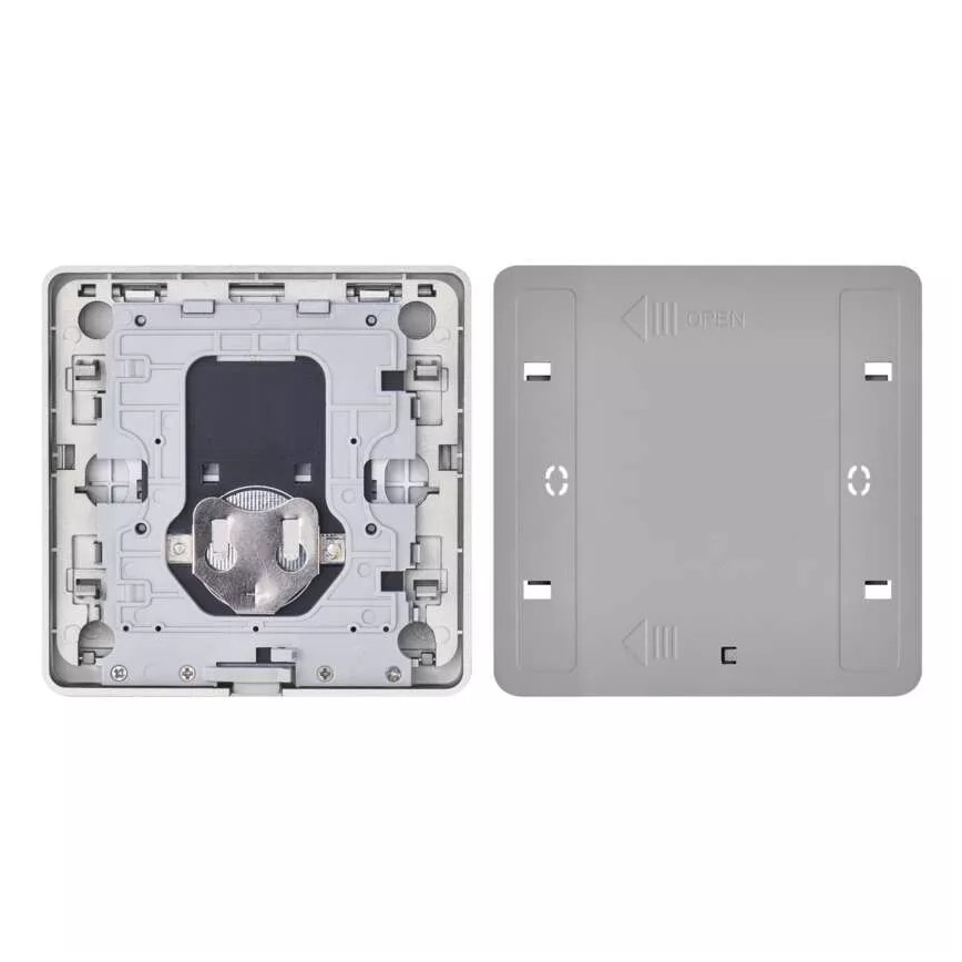 Prekidač s 4 tipke GoSmart 1xCR2430 Tuya crna