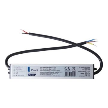 Prekidački izvor napajanja za LED trake 20W/12V IP67
