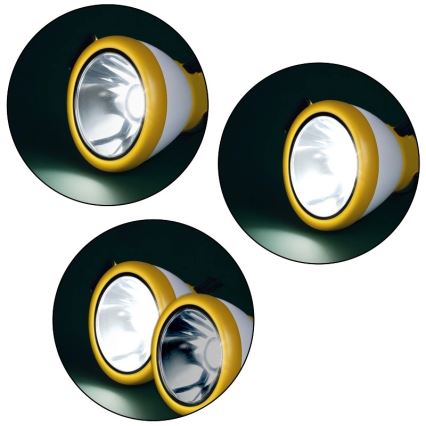 LED podesiva prijenosna punjiva lampa s funkcijom powerbanke LUMINA MINIO LED/5V 1800 mAh IP44 žuta