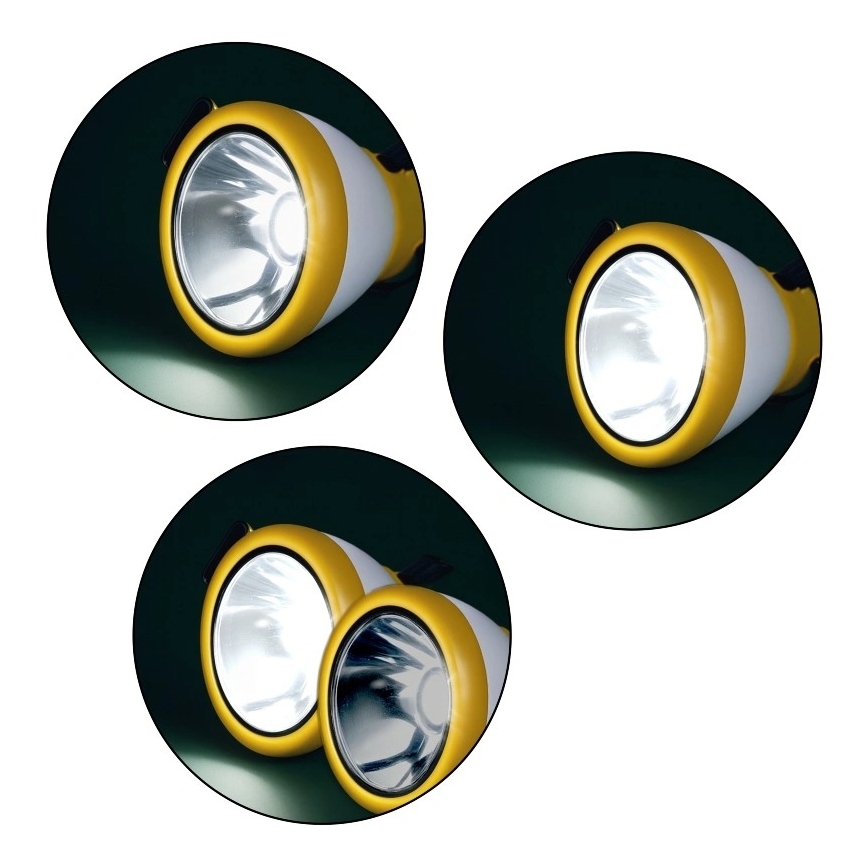 LED podesiva prijenosna punjiva lampa s funkcijom powerbanke LUMINA MINIO LED/5V 1800 mAh IP44 žuta