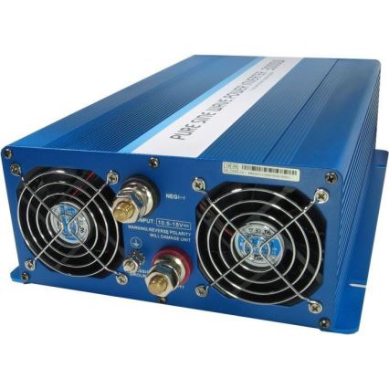 Pretvarač napona 3000W/12V/230V + daljinski upravljač s kabelom