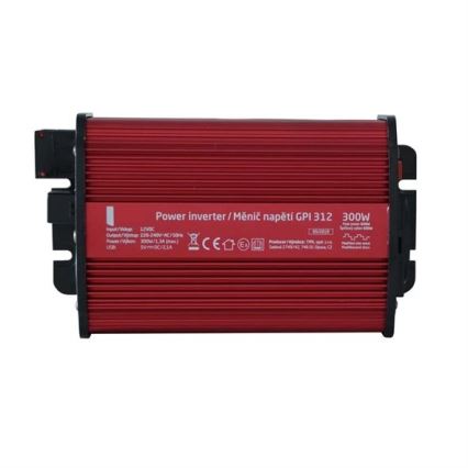 Pretvarač napona 300W/12/230V + USB