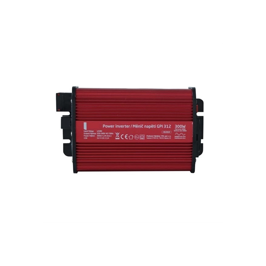 Pretvarač napona 300W/12/230V + USB
