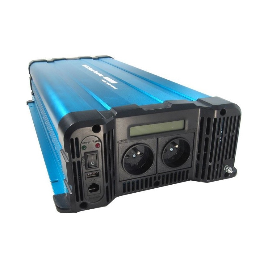 Pretvarač napona 4000W/12/230V + daljinski upravljač