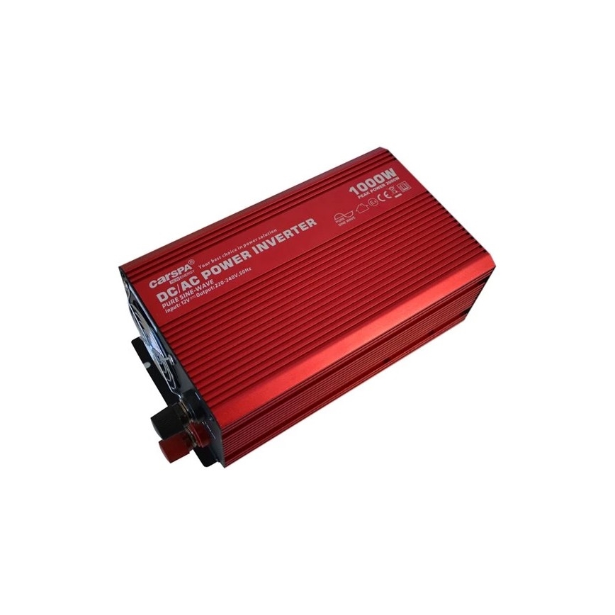 Pretvarač napona CARSPA 1000W/12/230V + USB