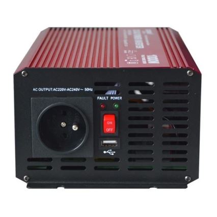 Pretvarač napona CARSPA 1000W/12/230V + USB