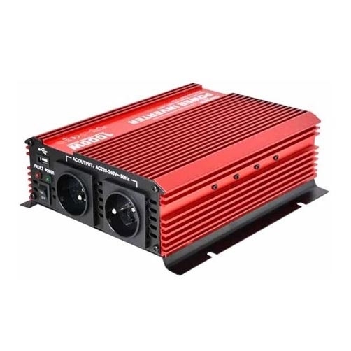 Pretvarač napona CARSPA 1000W/24/230V + USB