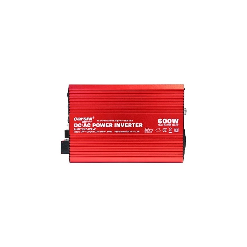 Pretvarač napona CARSPA 600W/12/230V s žičanim daljinskim upravljačem
