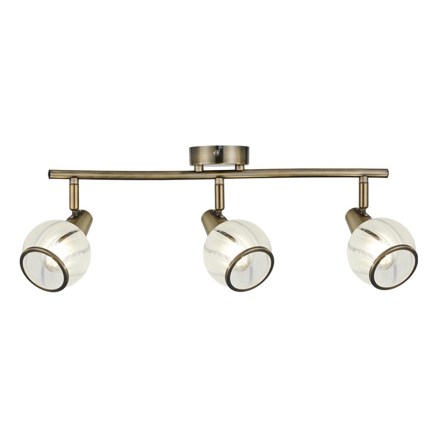 Prezent 14105 - Reflektorska svjetiljka SIENTO 3xE14/40W/230V mesing