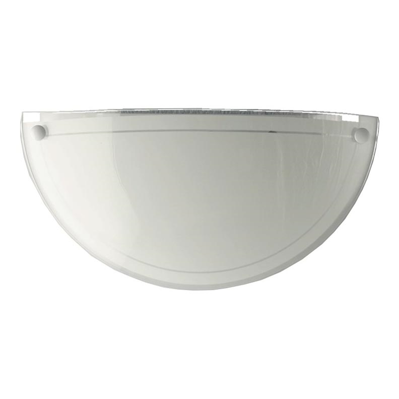 Prezent 1421 NS - Zamjensko staklo za zidnu svjetiljku DISC E27 12,5x25 cm bijela